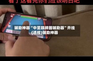 辅助神器“中至赣牌圈辅助器”开挂(透视)辅助神器