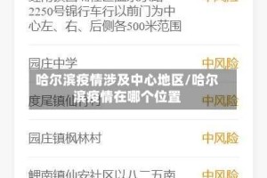 哈尔滨疫情涉及中心地区/哈尔滨疫情在哪个位置