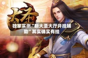 独家实测“新大圣大厅开挂辅助”其实确实有挂