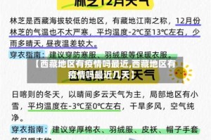 【西藏地区有疫情吗最近,西藏地区有疫情吗最近几天】
