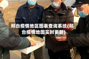 邢台疫情地区图表查询系统(邢台疫情地图实时更新)