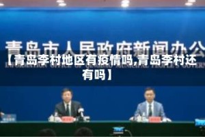 【青岛李村地区有疫情吗,青岛李村还有吗】