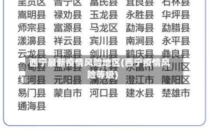 西宁最新疫情风险地区(西宁疫情风险等级)