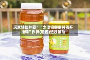 玩家辅助神器：“太浪镇赉麻将能开挂吗”作弊(透视)透视辅助