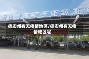 德宏州有无疫情地区/德宏州有无疫情地区呢