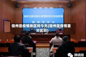 宿州是疫情地区吗今天(宿州是疫情重灾区吗)