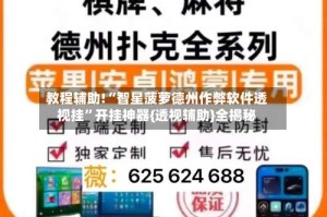 教程辅助!“智星菠萝德州作弊软件透视挂”开挂神器{透视辅助}全揭秘