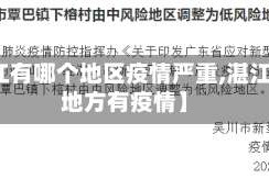 【湛江有哪个地区疫情严重,湛江什么地方有疫情】