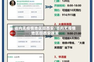 省内无疫情地区回西安/省内无疫情地区回西安政策