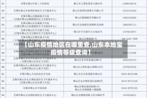 【山东疫情地区在哪里查,山东本地宝疫情等级查询】