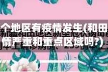 和田哪个地区有疫情发生(和田是疫情严重和重点区域吗?)