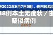 邯郸新增48例本土无症状／邯郸新增疑似病例