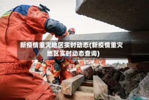 新疫情重灾地区实时动态(新疫情重灾地区实时动态查询)