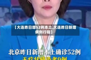 【大连昨日增52例本土,大连昨日新增病例行程】