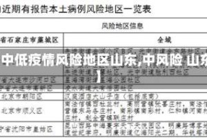 【中低疫情风险地区山东,中风险 山东】