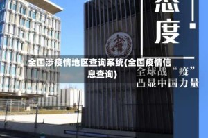 全国涉疫情地区查询系统(全国疫情信息查询)
