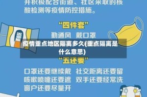 疫情重点地区隔离多久(重点隔离是什么意思)