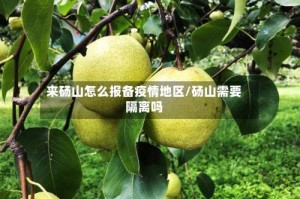 来砀山怎么报备疫情地区/砀山需要隔离吗