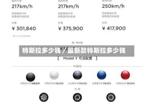 特斯拉多少钱／最新款特斯拉多少钱
