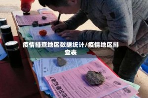 疫情排查地区数据统计/疫情地区排查表