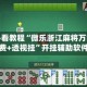 玩家必看教程“微乐浙江麻将万能开挂器免费+透视挂”开挂辅助软件教程