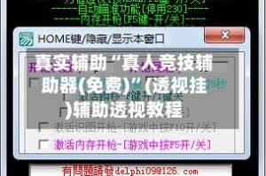 真实辅助“真人竞技辅助器(免费)”(透视挂)辅助透视教程