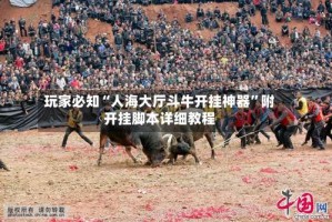 玩家必知“人海大厅斗牛开挂神器”附开挂脚本详细教程