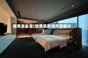 暗黑系卧室(暗黑系房间布置图片)