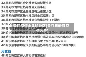 盈江疫情中风险地区(盈江县最新疫情公告)