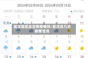 武汉地区近日有疫情吗/武汉近几天疫情情况