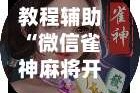 教程辅助“微信雀神麻将开挂神器下载”开挂辅助脚本+详细开挂
