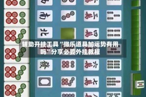 辅助开挂工具“微乐道具加运势有用吗”分享必要外挂教程