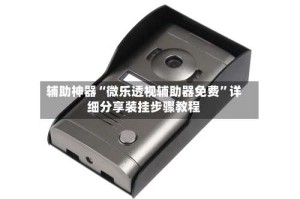 辅助神器“微乐透视辅助器免费”详细分享装挂步骤教程