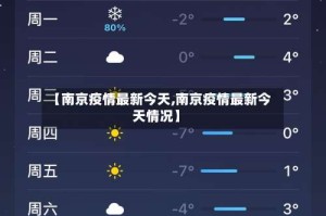 【南京疫情最新今天,南京疫情最新今天情况】