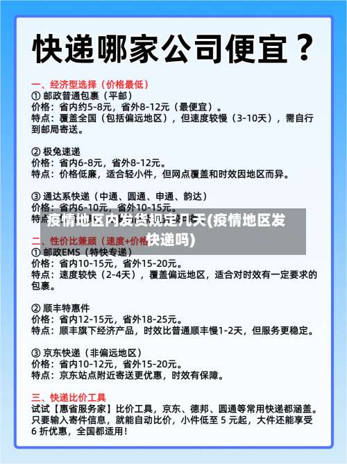 疫情地区内发货规定几天(疫情地区发快递吗)-第2张图片