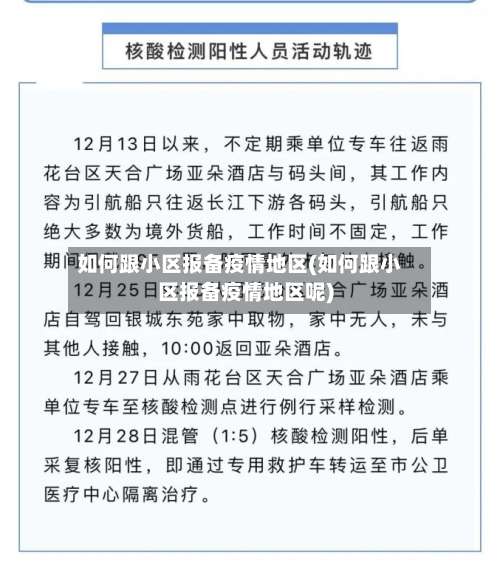 如何跟小区报备疫情地区(如何跟小区报备疫情地区呢)-第2张图片