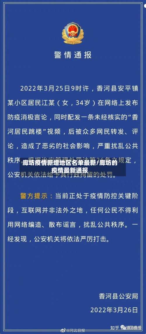廊坊疫情新增地区名单最新/廊坊的疫情最新通报-第1张图片