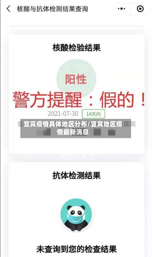 宜宾疫情具体地区分布/宜宾地区疫情最新消息-第1张图片