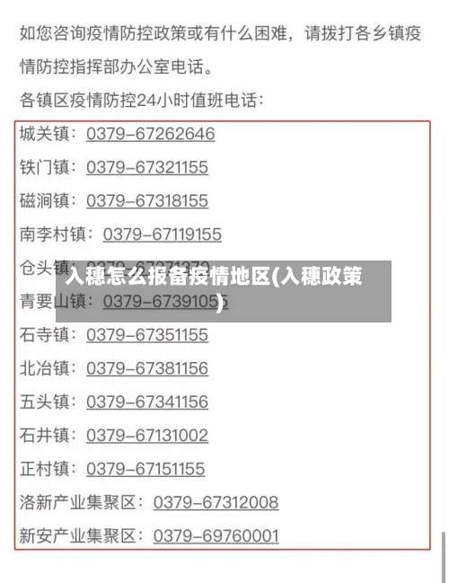 入穗怎么报备疫情地区(入穗政策)-第3张图片