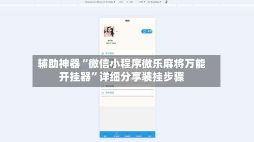 辅助神器“微信小程序微乐麻将万能开挂器”详细分享装挂步骤-第3张图片