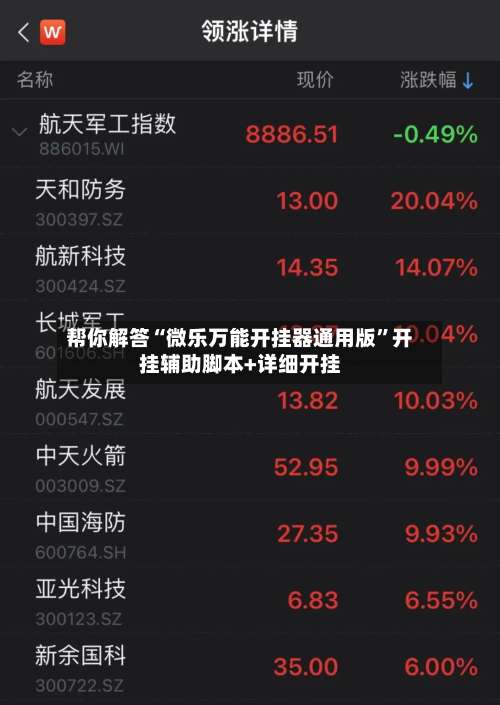 帮你解答“微乐万能开挂器通用版	”开挂辅助脚本+详细开挂-第1张图片