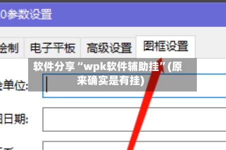 软件分享“wpk软件辅助挂”(原来确实是有挂)-第3张图片