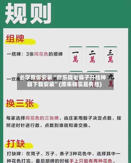 必学教你安装“微乐捉老麻子开挂神器下载安装	”(原来确实是有挂)-第1张图片