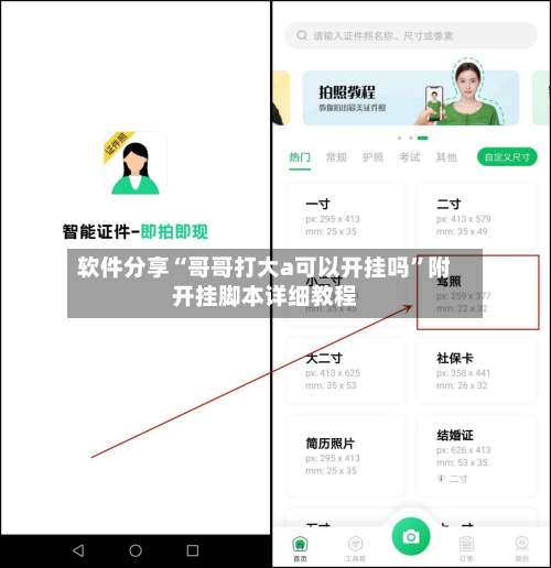 软件分享“哥哥打大a可以开挂吗	”附开挂脚本详细教程-第1张图片