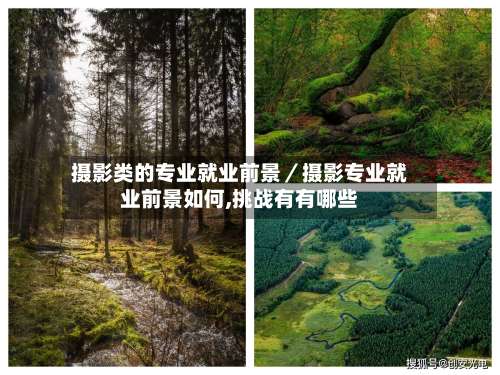 摄影类的专业就业前景／摄影专业就业前景如何,挑战有有哪些-第2张图片