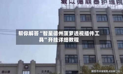 帮你解答“智星德州菠萝透视插件工具”开挂详细教程-第2张图片