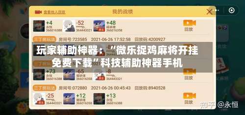 玩家辅助神器：“微乐捉鸡麻将开挂免费下载”科技辅助神器手机-第3张图片