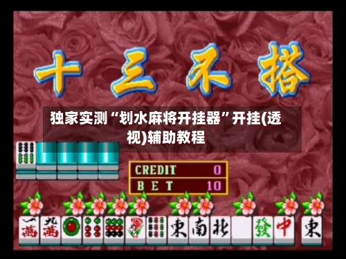 独家实测“划水麻将开挂器	”开挂(透视)辅助教程-第1张图片