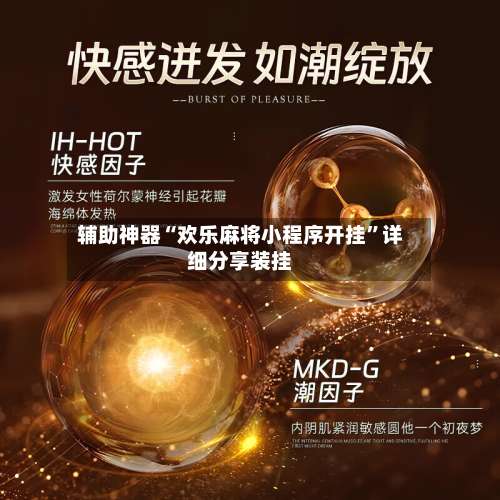 辅助神器“欢乐麻将小程序开挂”详细分享装挂-第2张图片