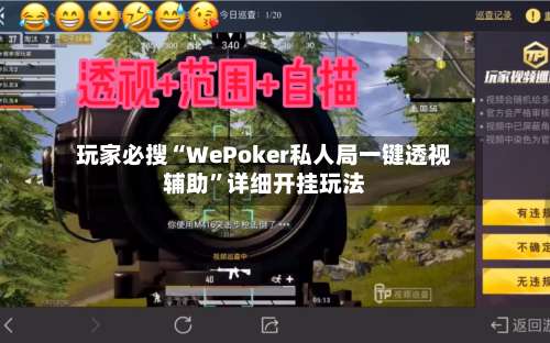 玩家必搜“WePoker私人局一键透视辅助”详细开挂玩法-第3张图片